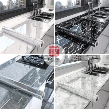 Decal Dán Bếp Vân Đá Hoa Cương Chống Thấm Nước, Chống Dầu Mỡ Giá Rẻ 8 Decal Dán Bếp Vân Đá Hoa Cương Chống Thấm Nước, Chống Dầu Mỡ Giá Rẻ 8