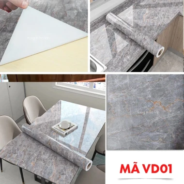 Decal Dán Bếp Vân Đá Hoa Cương Chống Thấm Nước, Chống Dầu Mỡ Giá Rẻ 11 Decal Dán Bếp Vân Đá Hoa Cương Chống Thấm Nước, Chống Dầu Mỡ Giá Rẻ 11