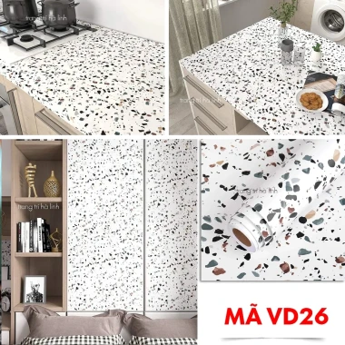 Decal Dán Bếp Vân Đá Hoa Cương Chống Thấm Nước, Chống Dầu Mỡ Giá Rẻ 36 Decal Dán Bếp Vân Đá Hoa Cương Chống Thấm Nước, Chống Dầu Mỡ Giá Rẻ 36