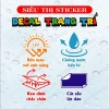Decal dán định hình màu đen/ trắng mẫu chữ trang trí Tiệm bánh dán cửa kính, quầy bán CÓ KEO DÁN, CHỐNG NƯỚC cPR5h9J1 5