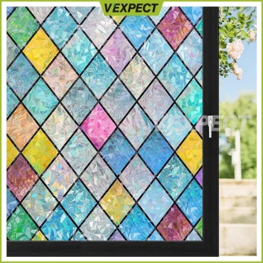 Decal Dán Kính Cầu Vồng Chống Nhìn Trộm, Miếng Dán Kính Không Dính Giá Rẻ 14 Decal Dán Kính Cầu Vồng Chống Nhìn Trộm, Miếng Dán Kính Không Dính Giá Rẻ 14