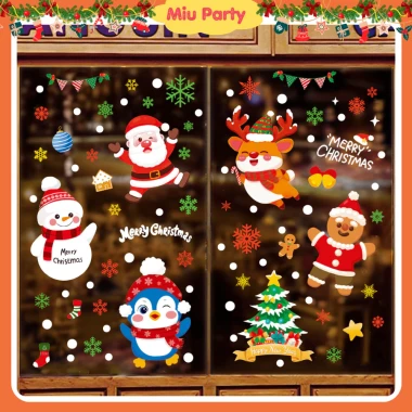 Decal Noel Giáng Sinh Dán Cửa Kính Tĩnh Điện Giá Rẻ - Sticker Trang Trí Giáng Sinh 2026 Chỉ 29000đ 5