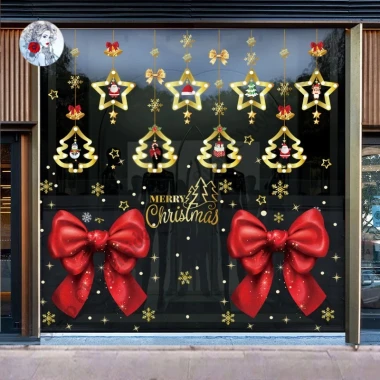 Decal Noel Giáng Sinh Dán Kính Cửa Lớn - Tĩnh Điện Không Keo - Combo Trang Trí Noel 2026 Giá Chỉ 54k 10 Decal Noel Giáng Sinh Dán Kính Cửa Lớn - Tĩnh Điện Không Keo - Combo Trang Trí Noel 2026 Giá Chỉ 54k 10