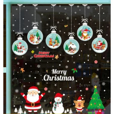 Decal Noel Giáng Sinh Dán Kính Cửa Lớn - Tĩnh Điện Không Keo - Combo Trang Trí Noel 2026 Giá Chỉ 54k 13 Decal Noel Giáng Sinh Dán Kính Cửa Lớn - Tĩnh Điện Không Keo - Combo Trang Trí Noel 2026 Giá Chỉ 54k 13