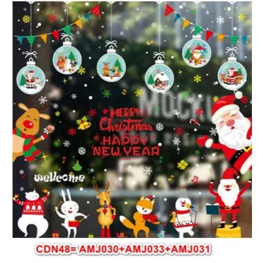 Decal Noel Giáng Sinh Dán Kính Cửa Lớn - Tĩnh Điện Không Keo - Combo Trang Trí Noel 2026 Giá Chỉ 54k 21 Decal Noel Giáng Sinh Dán Kính Cửa Lớn - Tĩnh Điện Không Keo - Combo Trang Trí Noel 2026 Giá Chỉ 54k 21