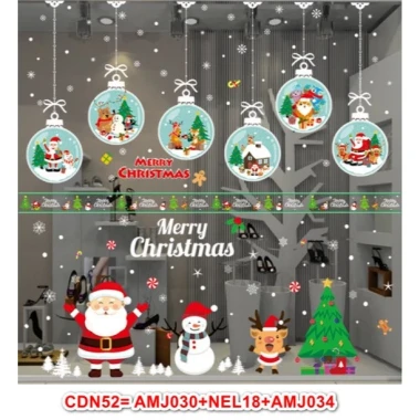 Decal Noel Giáng Sinh Dán Kính Cửa Lớn - Tĩnh Điện Không Keo - Combo Trang Trí Noel 2026 Giá Chỉ 54k 22 Decal Noel Giáng Sinh Dán Kính Cửa Lớn - Tĩnh Điện Không Keo - Combo Trang Trí Noel 2026 Giá Chỉ 54k 22