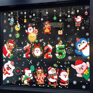 Decal Noel Giáng Sinh Dán Kính Cửa Lớn - Tĩnh Điện Không Keo - Combo Trang Trí Noel 2026 Giá Chỉ 54k 25 Decal Noel Giáng Sinh Dán Kính Cửa Lớn - Tĩnh Điện Không Keo - Combo Trang Trí Noel 2026 Giá Chỉ 54k 25