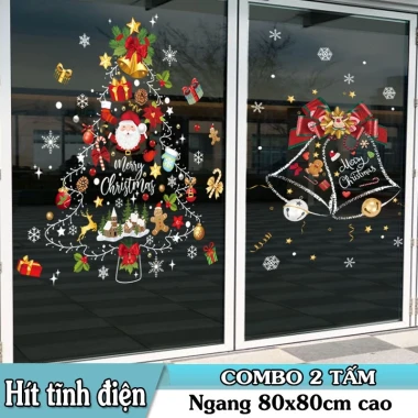 Decal Noel Giáng Sinh Dán Kính Cửa Lớn - Tĩnh Điện Không Keo - Combo Trang Trí Noel 2026 Giá Chỉ 54k 29 Decal Noel Giáng Sinh Dán Kính Cửa Lớn - Tĩnh Điện Không Keo - Combo Trang Trí Noel 2026 Giá Chỉ 54k 29