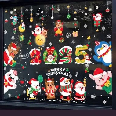 Decal Noel Giáng Sinh Dán Kính Cửa Lớn - Tĩnh Điện Không Keo - Combo Trang Trí Noel 2026 Giá Chỉ 54k 31 Decal Noel Giáng Sinh Dán Kính Cửa Lớn - Tĩnh Điện Không Keo - Combo Trang Trí Noel 2026 Giá Chỉ 54k 31