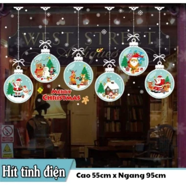 Decal Noel Giáng Sinh Dán Kính Cửa Lớn - Tĩnh Điện Không Keo - Combo Trang Trí Noel 2026 Giá Chỉ 54k 32 Decal Noel Giáng Sinh Dán Kính Cửa Lớn - Tĩnh Điện Không Keo - Combo Trang Trí Noel 2026 Giá Chỉ 54k 32