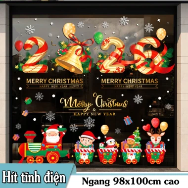 Decal Noel Giáng Sinh Dán Kính Cửa Lớn - Tĩnh Điện Không Keo - Combo Trang Trí Noel 2026 Giá Chỉ 54k 54 Decal Noel Giáng Sinh Dán Kính Cửa Lớn - Tĩnh Điện Không Keo - Combo Trang Trí Noel 2026 Giá Chỉ 54k 54