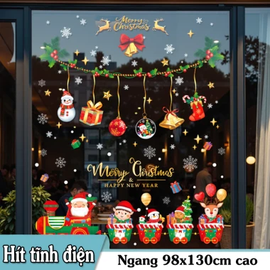 Decal Noel Giáng Sinh Dán Kính Cửa Lớn - Tĩnh Điện Không Keo - Combo Trang Trí Noel 2026 Giá Chỉ 54k 55 Decal Noel Giáng Sinh Dán Kính Cửa Lớn - Tĩnh Điện Không Keo - Combo Trang Trí Noel 2026 Giá Chỉ 54k 55