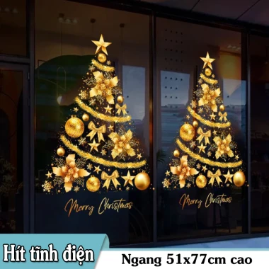 Decal Noel Giáng Sinh Dán Kính Cửa Lớn - Tĩnh Điện Không Keo - Combo Trang Trí Noel 2026 Giá Chỉ 54k 58 Decal Noel Giáng Sinh Dán Kính Cửa Lớn - Tĩnh Điện Không Keo - Combo Trang Trí Noel 2026 Giá Chỉ 54k 58