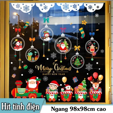 Decal Noel Giáng Sinh Dán Kính Cửa Lớn - Tĩnh Điện Không Keo - Combo Trang Trí Noel 2026 Giá Chỉ 54k 59 Decal Noel Giáng Sinh Dán Kính Cửa Lớn - Tĩnh Điện Không Keo - Combo Trang Trí Noel 2026 Giá Chỉ 54k 59