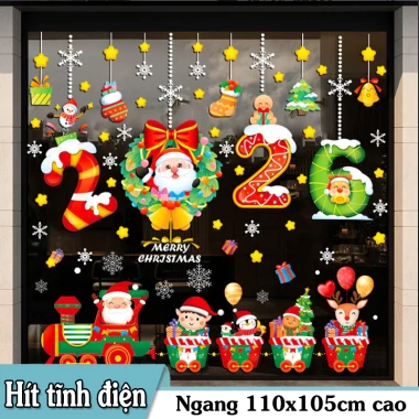 Decal Noel Giáng Sinh Dán Kính Cửa Lớn - Tĩnh Điện Không Keo - Combo Trang Trí Noel 2026 Giá Chỉ 54k 62 Decal Noel Giáng Sinh Dán Kính Cửa Lớn - Tĩnh Điện Không Keo - Combo Trang Trí Noel 2026 Giá Chỉ 54k 62