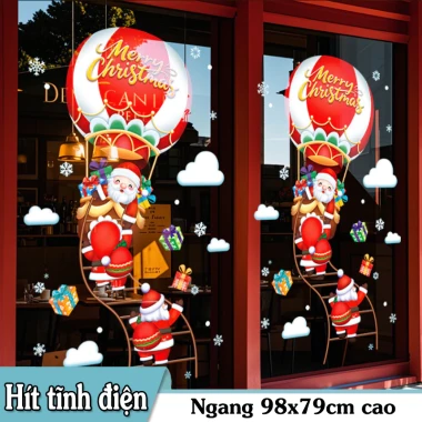 Decal Noel Giáng Sinh Dán Kính Cửa Lớn - Tĩnh Điện Không Keo - Combo Trang Trí Noel 2026 Giá Chỉ 54k 65 Decal Noel Giáng Sinh Dán Kính Cửa Lớn - Tĩnh Điện Không Keo - Combo Trang Trí Noel 2026 Giá Chỉ 54k 65