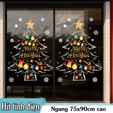 Decal Noel Giáng Sinh Dán Kính Cửa Lớn - Tĩnh Điện Không Keo - Combo Trang Trí Noel 2026 Giá Chỉ 54k 66 Decal Noel Giáng Sinh Dán Kính Cửa Lớn - Tĩnh Điện Không Keo - Combo Trang Trí Noel 2026 Giá Chỉ 54k 66