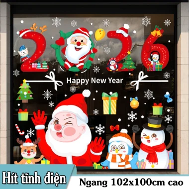 Decal Noel Giáng Sinh Dán Kính Cửa Lớn - Tĩnh Điện Không Keo - Combo Trang Trí Noel 2026 Giá Chỉ 54k 68 Decal Noel Giáng Sinh Dán Kính Cửa Lớn - Tĩnh Điện Không Keo - Combo Trang Trí Noel 2026 Giá Chỉ 54k 68