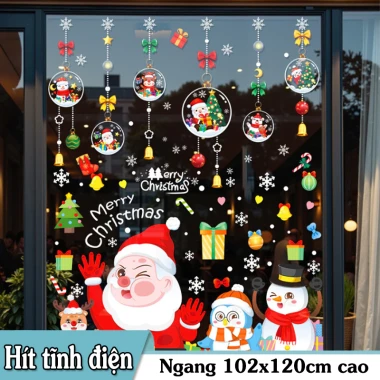 Decal Noel Giáng Sinh Dán Kính Cửa Lớn - Tĩnh Điện Không Keo - Combo Trang Trí Noel 2026 Giá Chỉ 54k 69 Decal Noel Giáng Sinh Dán Kính Cửa Lớn - Tĩnh Điện Không Keo - Combo Trang Trí Noel 2026 Giá Chỉ 54k 69