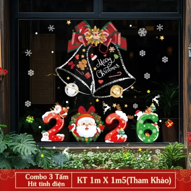 Decal Noel Giáng Sinh Dán Kính Cửa Lớn - Tĩnh Điện Không Keo - Combo Trang Trí Noel 2026 Giá Chỉ 54k 73 Decal Noel Giáng Sinh Dán Kính Cửa Lớn - Tĩnh Điện Không Keo - Combo Trang Trí Noel 2026 Giá Chỉ 54k 73