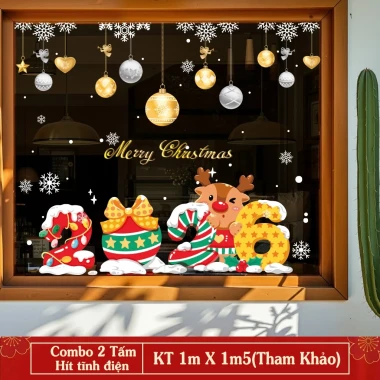 Decal Noel Giáng Sinh Dán Kính Cửa Lớn - Tĩnh Điện Không Keo - Combo Trang Trí Noel 2026 Giá Chỉ 54k 78 Decal Noel Giáng Sinh Dán Kính Cửa Lớn - Tĩnh Điện Không Keo - Combo Trang Trí Noel 2026 Giá Chỉ 54k 78