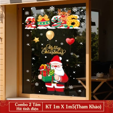 Decal Noel Giáng Sinh Dán Kính Cửa Lớn - Tĩnh Điện Không Keo - Combo Trang Trí Noel 2026 Giá Chỉ 54k 82 Decal Noel Giáng Sinh Dán Kính Cửa Lớn - Tĩnh Điện Không Keo - Combo Trang Trí Noel 2026 Giá Chỉ 54k 82