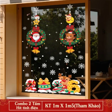 Decal Noel Giáng Sinh Dán Kính Cửa Lớn - Tĩnh Điện Không Keo - Combo Trang Trí Noel 2026 Giá Chỉ 54k 84 Decal Noel Giáng Sinh Dán Kính Cửa Lớn - Tĩnh Điện Không Keo - Combo Trang Trí Noel 2026 Giá Chỉ 54k 84