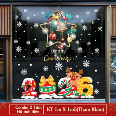 Decal Noel Giáng Sinh Dán Kính Cửa Lớn - Tĩnh Điện Không Keo - Combo Trang Trí Noel 2026 Giá Chỉ 54k 85 Decal Noel Giáng Sinh Dán Kính Cửa Lớn - Tĩnh Điện Không Keo - Combo Trang Trí Noel 2026 Giá Chỉ 54k 85