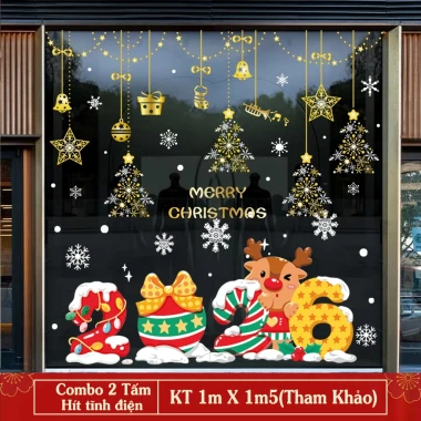 Decal Noel Giáng Sinh Dán Kính Cửa Lớn - Tĩnh Điện Không Keo - Combo Trang Trí Noel 2026 Giá Chỉ 54k 86 Decal Noel Giáng Sinh Dán Kính Cửa Lớn - Tĩnh Điện Không Keo - Combo Trang Trí Noel 2026 Giá Chỉ 54k 86