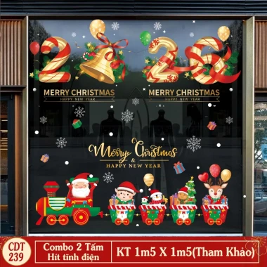 Decal Noel Giáng Sinh Dán Kính Cửa Lớn - Tĩnh Điện Không Keo - Combo Trang Trí Noel 2026 Giá Chỉ 54k 88 Decal Noel Giáng Sinh Dán Kính Cửa Lớn - Tĩnh Điện Không Keo - Combo Trang Trí Noel 2026 Giá Chỉ 54k 88
