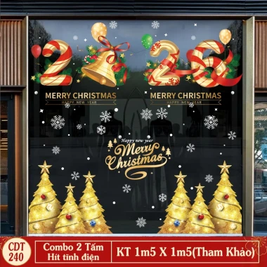 Decal Noel Giáng Sinh Dán Kính Cửa Lớn - Tĩnh Điện Không Keo - Combo Trang Trí Noel 2026 Giá Chỉ 54k 89 Decal Noel Giáng Sinh Dán Kính Cửa Lớn - Tĩnh Điện Không Keo - Combo Trang Trí Noel 2026 Giá Chỉ 54k 89