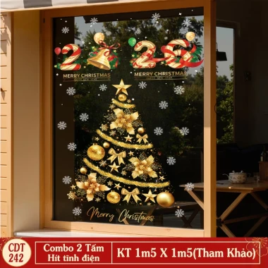 Decal Noel Giáng Sinh Dán Kính Cửa Lớn - Tĩnh Điện Không Keo - Combo Trang Trí Noel 2026 Giá Chỉ 54k 91 Decal Noel Giáng Sinh Dán Kính Cửa Lớn - Tĩnh Điện Không Keo - Combo Trang Trí Noel 2026 Giá Chỉ 54k 91