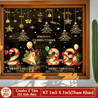 Decal Noel Giáng Sinh Dán Kính Cửa Lớn - Tĩnh Điện Không Keo - Combo Trang Trí Noel 2026 Giá Chỉ 54k 92 Decal Noel Giáng Sinh Dán Kính Cửa Lớn - Tĩnh Điện Không Keo - Combo Trang Trí Noel 2026 Giá Chỉ 54k 92