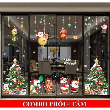 Decal Noel Giáng Sinh Dán Kính Cửa Lớn - Tĩnh Điện Không Keo - Combo Trang Trí Noel 2026 Giá Chỉ 54k 95 Decal Noel Giáng Sinh Dán Kính Cửa Lớn - Tĩnh Điện Không Keo - Combo Trang Trí Noel 2026 Giá Chỉ 54k 95