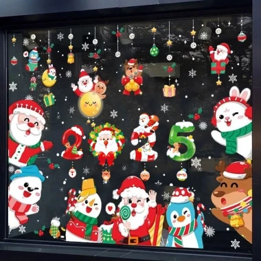 Decal Noel Giáng Sinh Dán Kính Cửa Lớn - Tĩnh Điện Không Keo - Combo Trang Trí Noel 2026 Giá Chỉ 54k 100 Decal Noel Giáng Sinh Dán Kính Cửa Lớn - Tĩnh Điện Không Keo - Combo Trang Trí Noel 2026 Giá Chỉ 54k 100