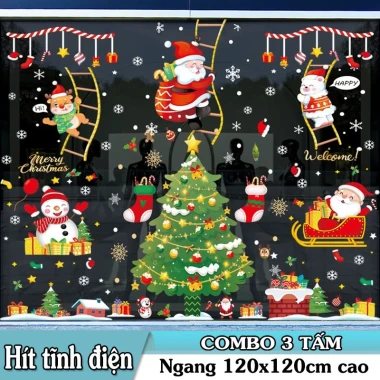 Decal Noel Giáng Sinh Dán Kính Cửa Lớn - Tĩnh Điện Không Keo - Combo Trang Trí Noel 2026 Giá Chỉ 54k 103 Decal Noel Giáng Sinh Dán Kính Cửa Lớn - Tĩnh Điện Không Keo - Combo Trang Trí Noel 2026 Giá Chỉ 54k 103