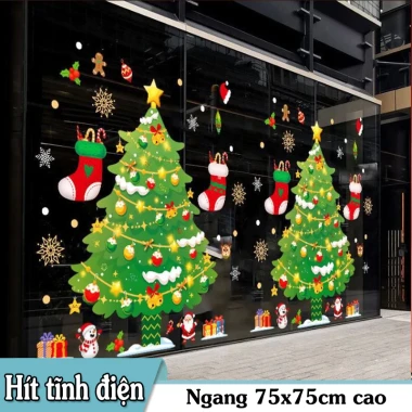 Decal Noel Giáng Sinh Dán Kính Cửa Lớn - Tĩnh Điện Không Keo - Combo Trang Trí Noel 2026 Giá Chỉ 54k 109 Decal Noel Giáng Sinh Dán Kính Cửa Lớn - Tĩnh Điện Không Keo - Combo Trang Trí Noel 2026 Giá Chỉ 54k 109