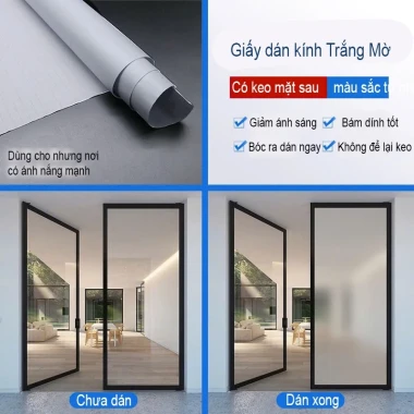 Decal phản quang nhìn 1 chiều chống nắng tia UV, giá rẻ chỉ 13.5k - Mua ngay! 30