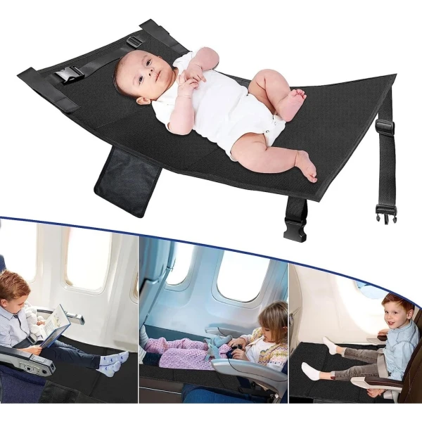 Hình ảnh sản phẩm Đệm mở rộng chỗ ngồi máy bay cho em bé giường tiện lợi du lịch dạng gấp đồ kê chân gác chân trên máy bay tiện lợi