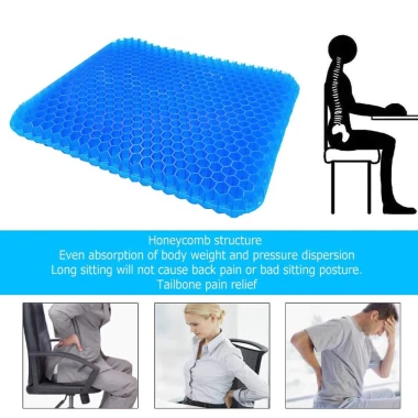 Đệm Ngồi 3D Silicon Cao Cấp - Lót Mông Thoáng Khí Chống Đau Giá Rẻ 109k 8