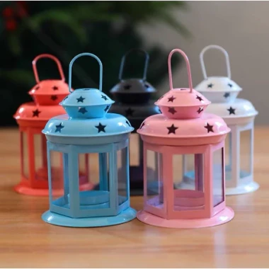 Đèn Bão Cắm Trại Vintage Khung Sắt Hoa Văn - Chiếu Sáng Dã Ngoại Giá Rẻ 79k 5