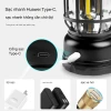 Đèn Cắm Trại Dã Ngoại Du Lịch Sạc USB 1200mAh VCP Camping Ánh Sáng Vàng Tiết Kiệm 36k 5