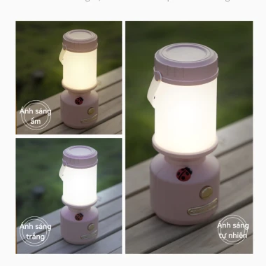 Đèn Cắm Trại LED CHOME GL325 Sạc USB - Đèn Ngủ Đa Năng 3 Màu Điều Chỉnh Vô Cấp Giá Rẻ 65K 9 Đèn Cắm Trại LED CHOME GL325 Sạc USB - Đèn Ngủ Đa Năng 3 Màu Điều Chỉnh Vô Cấp Giá Rẻ 65K 9