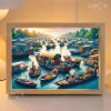 Đèn LED Hạ Long Phong Cảnh Decor Phòng Ngủ, Bàn Học, Bàn Làm Việc - Giá Cực Sốt 69K! 6