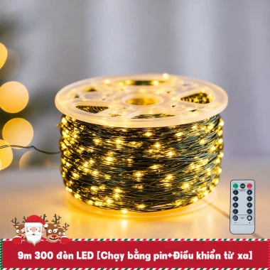 Đèn Led Hạt Gạo Dây Đồng Xanh Giáng Sinh 3m 6m 9m - Trang Trí Cây Thông Noel Giá CỰC SỐC 49K! 13