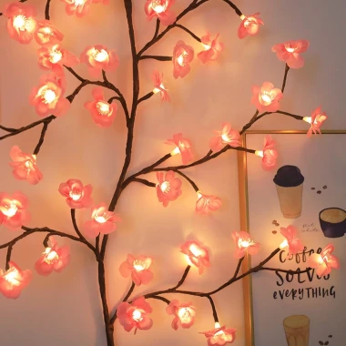 Đèn Led Hoa Đào Dán Tường 1m6 - 72 Bông Sáng 8 Chế Độ Giá Shock Chỉ 245k 4 Đèn Led Hoa Đào Dán Tường 1m6 - 72 Bông Sáng 8 Chế Độ Giá Shock Chỉ 245k 4