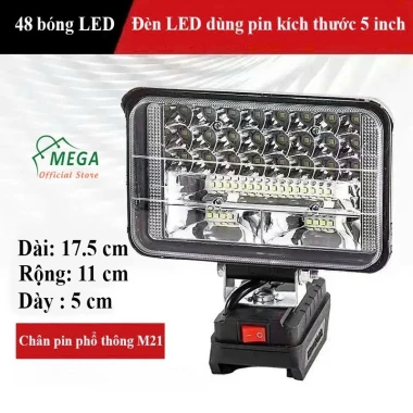 Đèn LED M21 Siêu Sáng Chân Phổ Thông - Tiết Kiệm 22% - Chiếu Xa, Nhỏ Gọn, Tiện Lợi 4