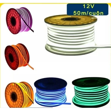 Đèn LED Neon 12V 50m Cuộn Quảng Cáo Trang Trí Giá Rẻ - Chưa Bao Gồm Nguồn 3 Đèn LED Neon 12V 50m Cuộn Quảng Cáo Trang Trí Giá Rẻ - Chưa Bao Gồm Nguồn 3
