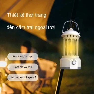 Đèn Lều Cắm Trại Ngoài Trời Di Động Giá Rẻ - Giảm 20% Còn 280k 4