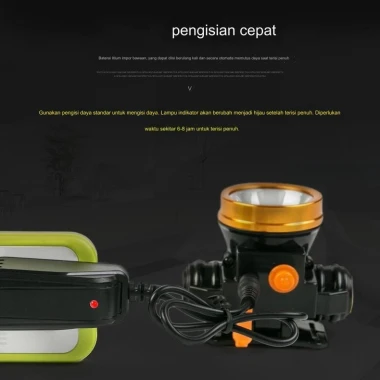 Đèn Pin Đội Đầu Siêu Sáng 500W Chống Nước Sạc Lại Giá Rẻ 44900đ 9